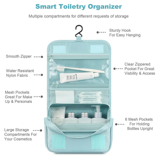 Smart Hanging Toiletry Organizer